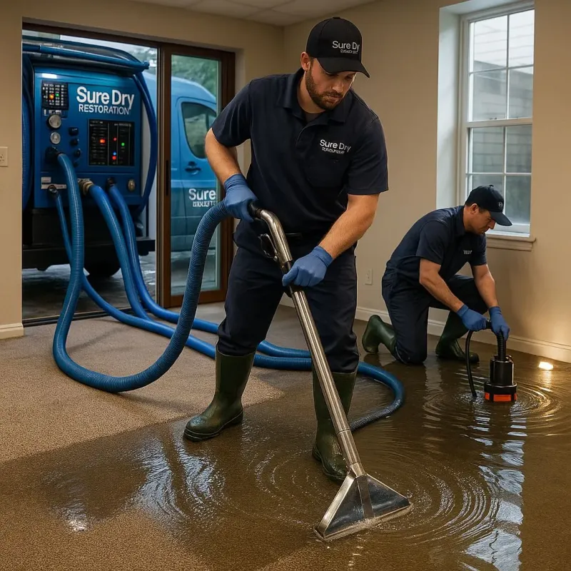 Water Extraction and Removal process in Santo Domingo, PR